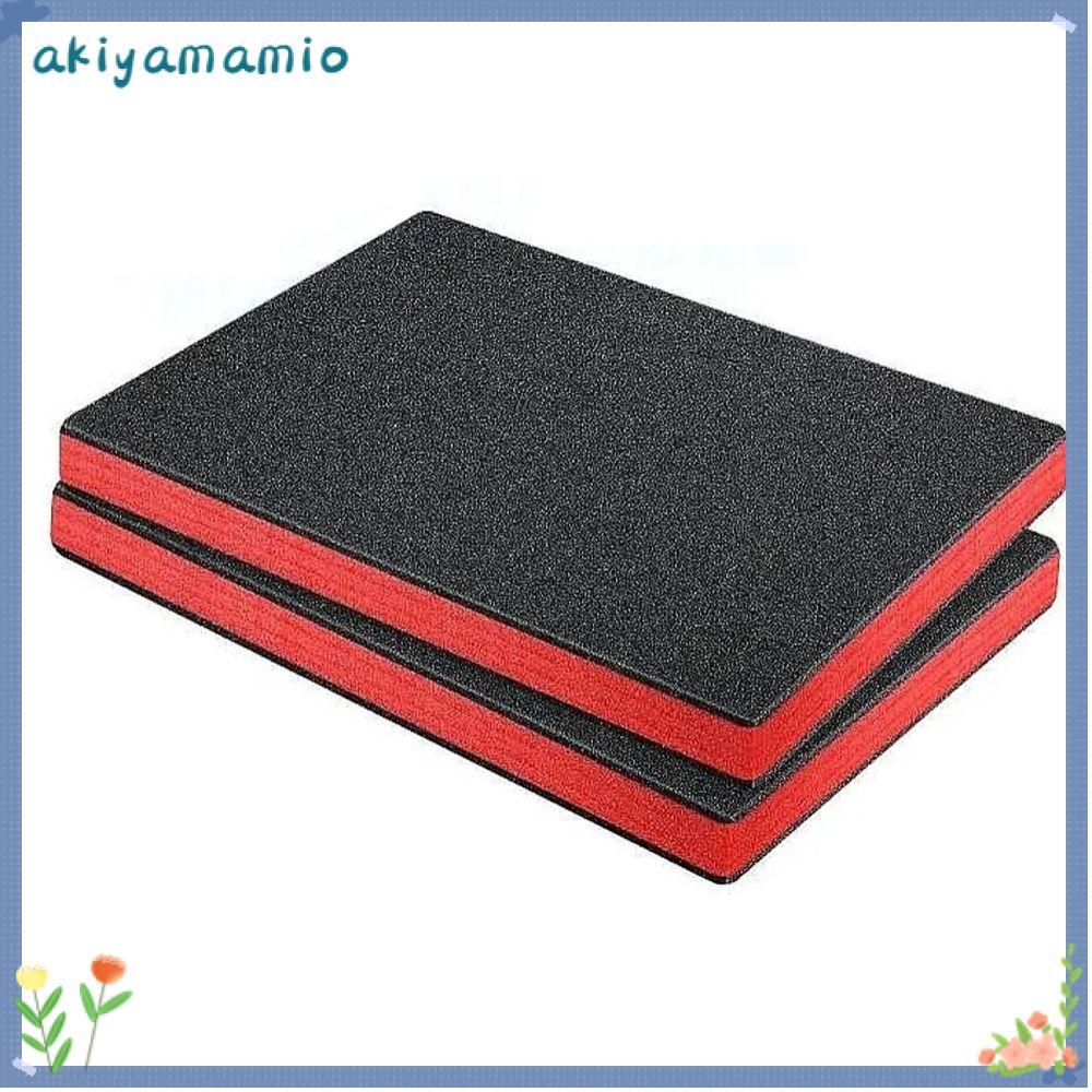 AKIYAMAMIO Packing EPE Foam Pads, Foam Black Red Tool Box Foam Insert, Multi-purpose Tool Box Organi