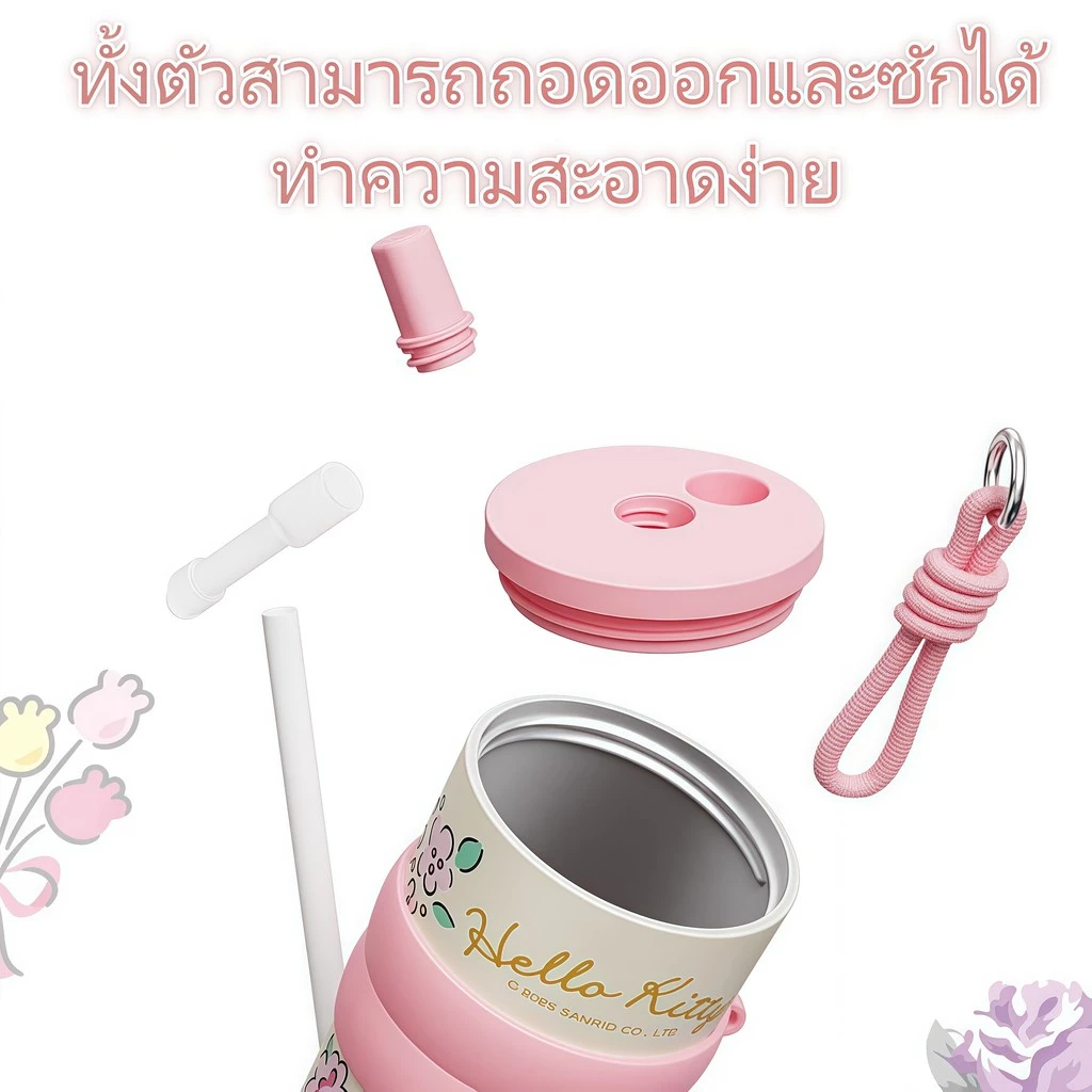กระติกน้ำสแตนเลส 316 ขนาด 710ML เก็บความเย็น thumbnail 5