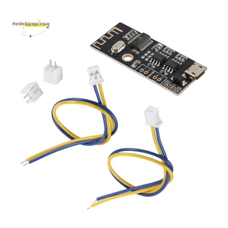 Hzsbckjyxgs1uq บอร์ดเครื่องขยายเสียงบลูทูธ, 5W +5W กําลังขับ, DC 3.7V-4.2V/5V มินิบลูทูธลําโพงบอร์ด