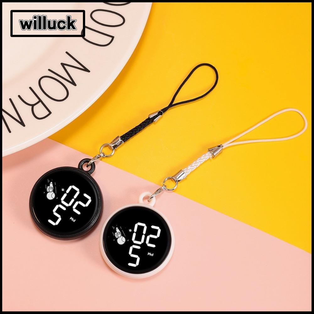นาฬิกาพวงกุญแจ WILLUCK แบบกันน้ำและหน้าจอสัมผัส LED เหมาะสำหรับนักเรียน และใช้งานได้อย่างหลากหลาย พกพาสะดวก