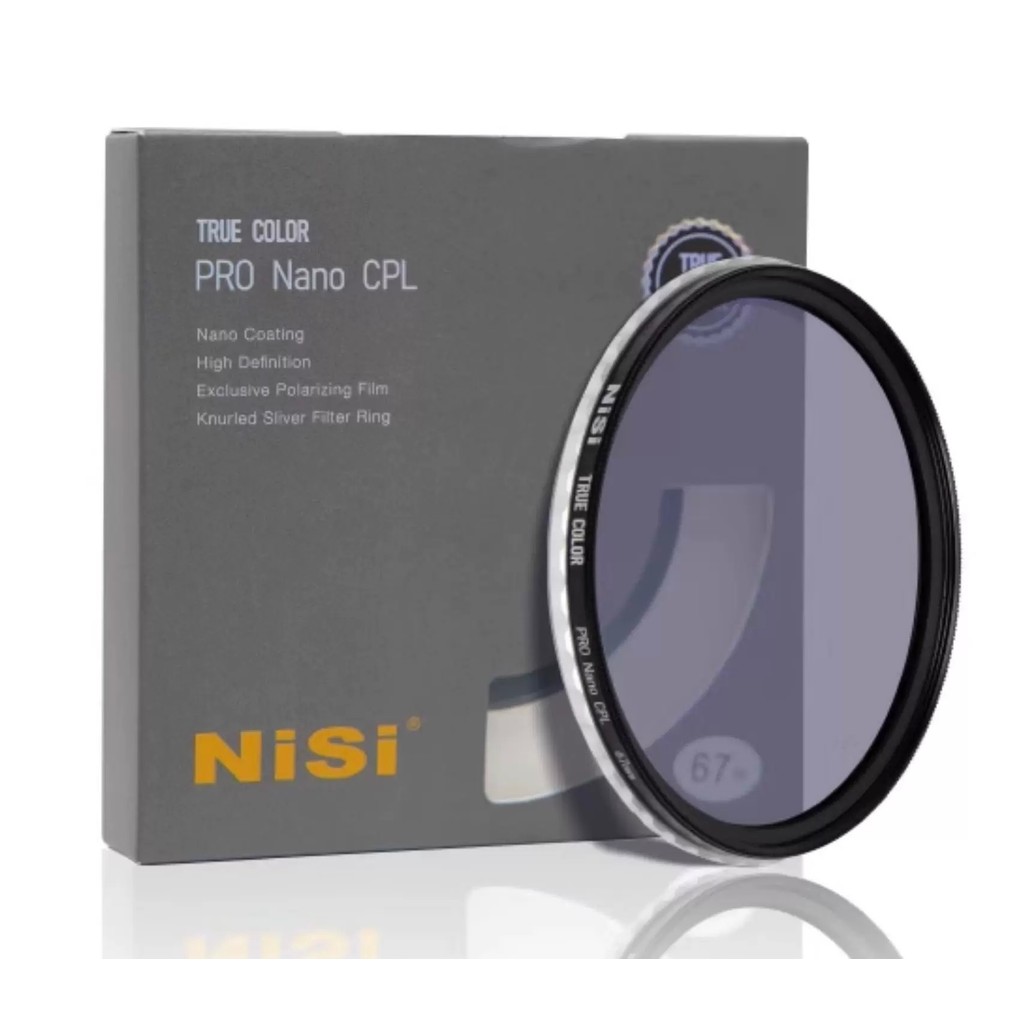 NiSi TRUE COLOR PRO Nano CPL Filter 40.5/49/52/58/72/82/67/77mm Reflex Camera Polarizer Color Fideli