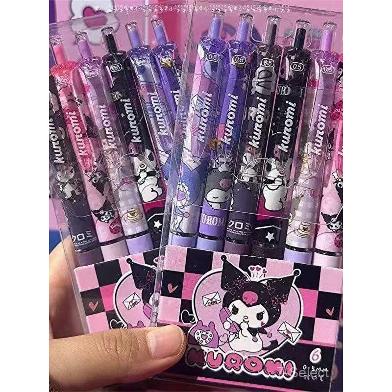 ปากกาเจล 0.5mm ปากกาชนิดกด ปากกาน่ารัก นักเรียน การบ้าน ปากกาน้ำสีน้ำเงิน ปากกาสีน้ำเงิน แห้งเร็ว
