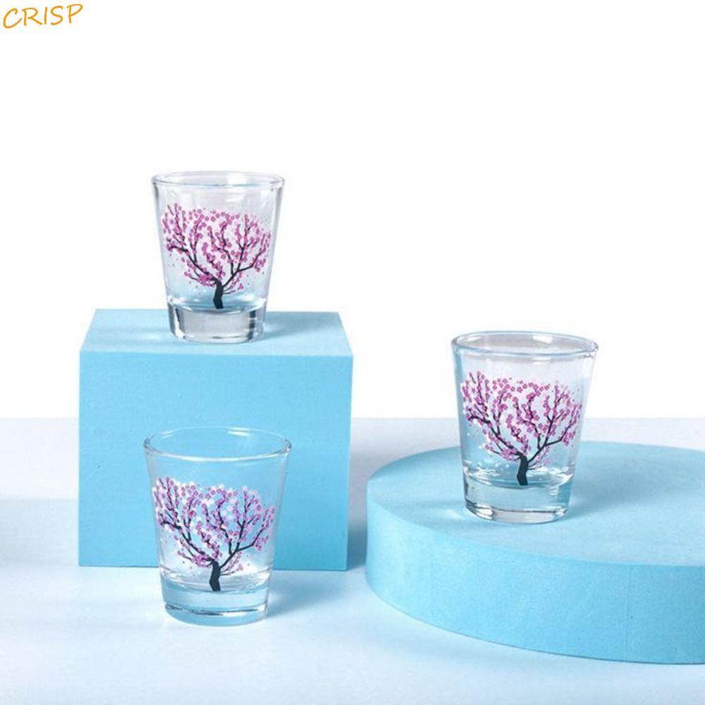 CRISP Glass Liquor Temperature Sensing Creative 2oz Sakura Cup