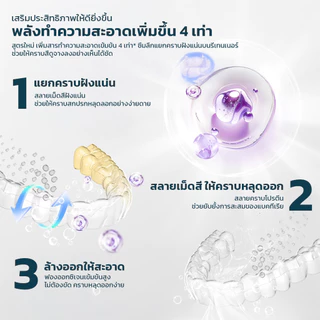 LOFTHOME เม็ดฟู่ทำความสะอาดรีเทนเนอร์ Retainer Cleaning Tablets สูตรอ่อนโยน ละลายรวดเร็ว ขจัดคราบฝังแน่น