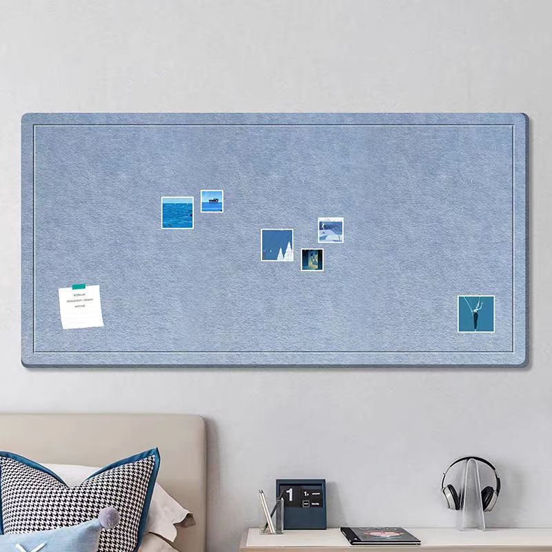 Felt สติ๊กเกอร์ติดผนังภาพติดผนังพื้นหลัง Bulletin Board Cork Board ห้องเรียนติดผนังทํางานเจาะรูฟรีติ