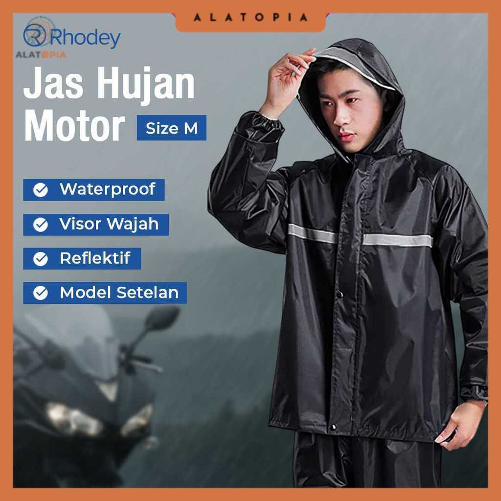 เสื้อกันฝนกระบังหน้ารถจักรยานยนต์กันน้ํา Rhodey Pole - T1