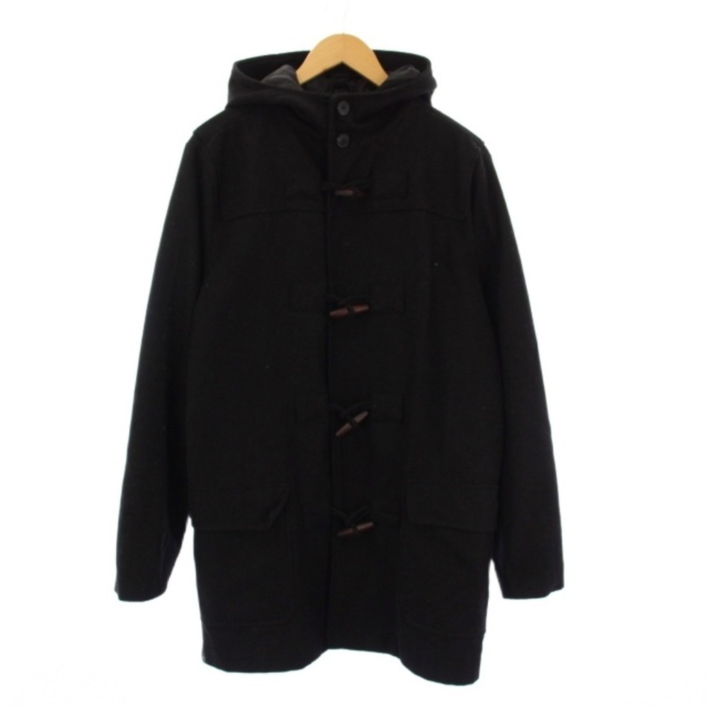Coat Duffle black Direct from Japan Secondhand