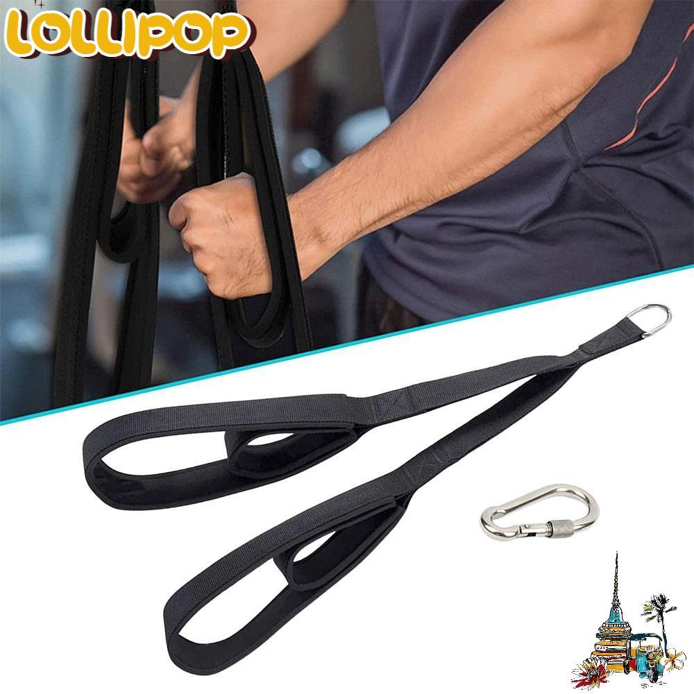 LOLLIPOP Leg Raise Strap, Gym Fitness Equipment Pulldown Rope, Multi-Workout Multi-functional Tricep