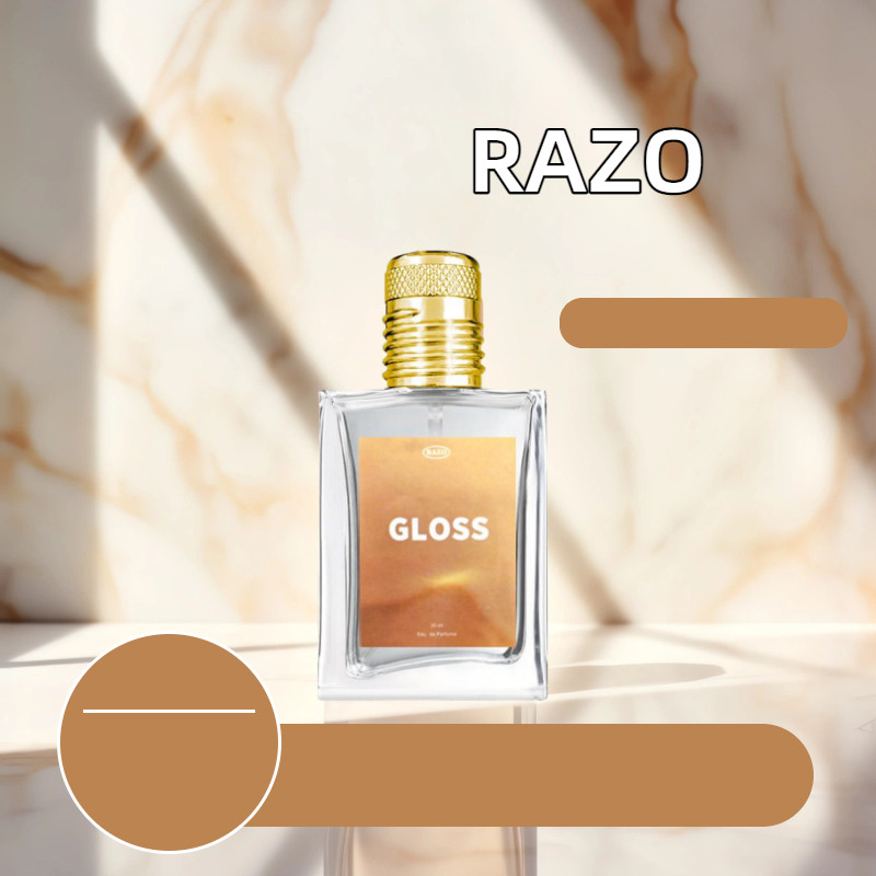 ของแท้ น้ำหอม RAZO กลิ่น GLOSS ขนาด 30 ml. น้ำหอมคุณผู้ชายกลิ่น Gloss ติดทนนาน