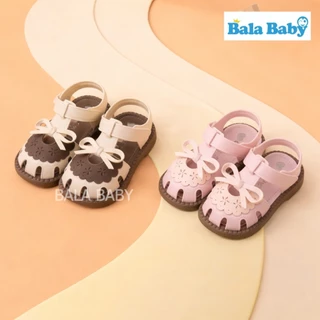 รองเท้าหัดเดินเด็กผู้หญิง รองเท้าแตะเด็กลายโบว์สุดคิ้วท์ รุ่น Sweet Bow Sandals DDX06