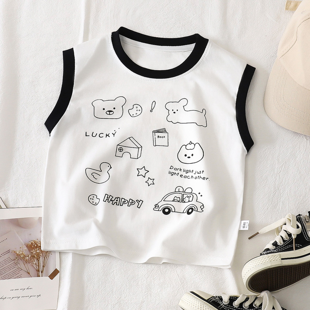 เสื้อกั๊กผ้าฝ้ายแท้ ทรงหลวม แขนกุด สไตล์ฤดูร้อน ราคา ถูกที่สุด ดีลบีเคเค แกลเลอรีภาพที่ 7