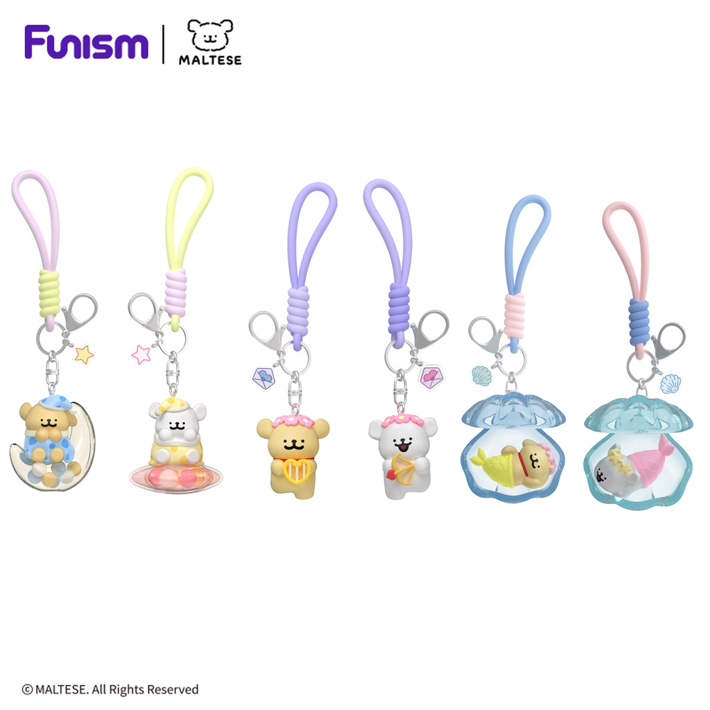 FUNISM MATES Series พวงกุญแจอุปกรณ์เสริม Season 2 ลูกสุนัขพวงกุญแจ Series-Pendant กล่องตาบอดตัวเลขกล่องตาบอด Action ของเล่นรูปของขวัญวันเกิดของเล่นเด็ก