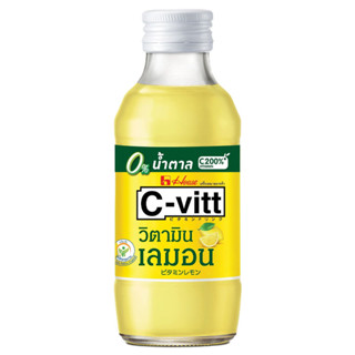 ซีวิทเลมอนไม่มีน้ำตาล 140มล. C Vitt Lemon No Sugar 140ml. [ห…