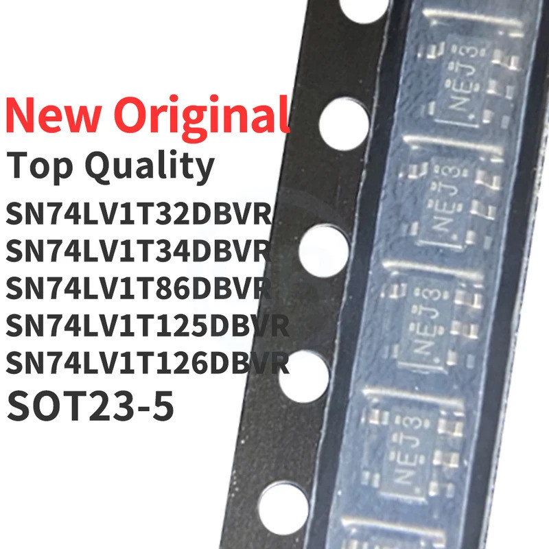 5pcs SN74LV1T32DBVR SN74LV1T34DBVR SN74LV1T86DBVR SN74LV1T125DBVR SN74LV1T126DBVR SOT23-5 NEG NEJ NE