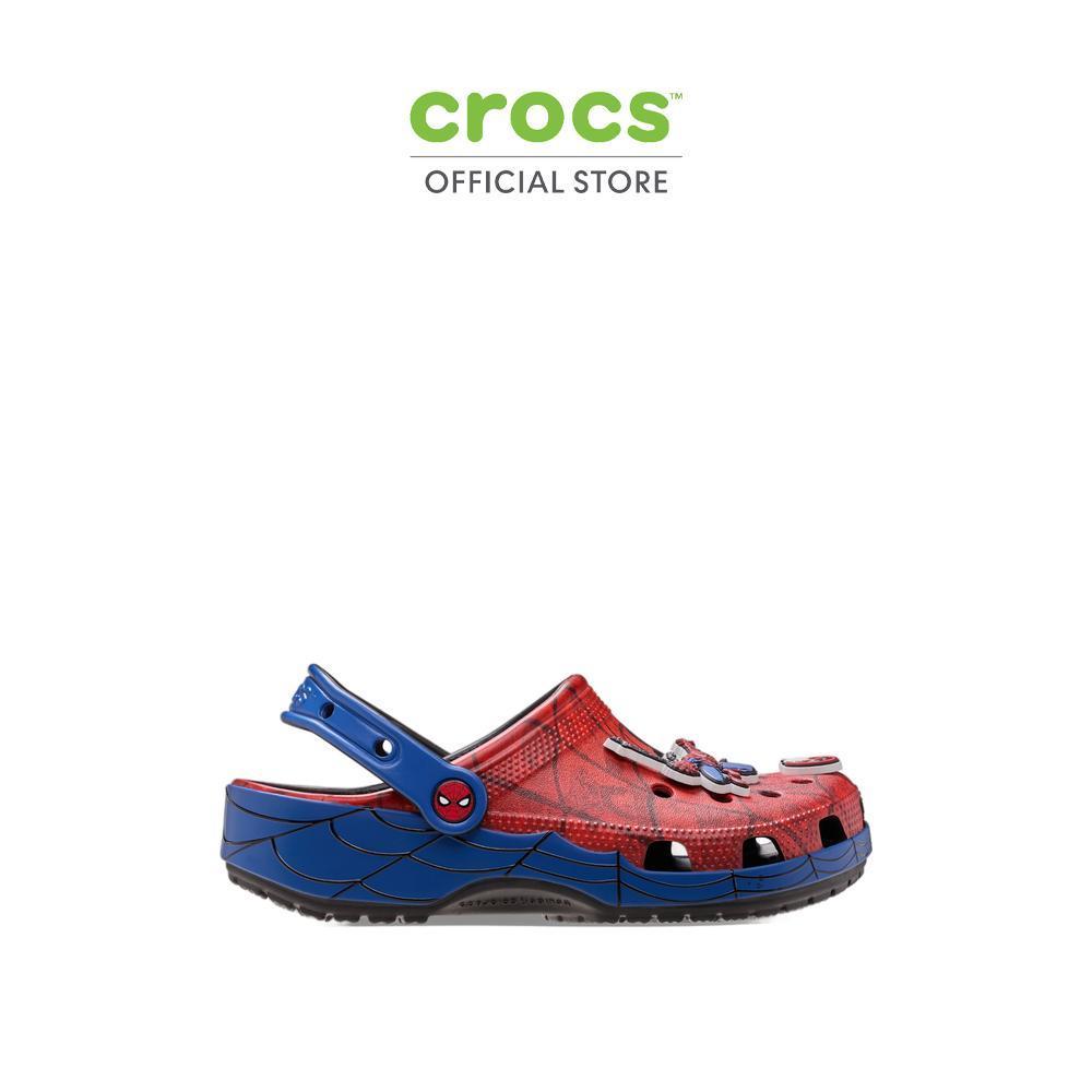 CROCS รองเท้าลำลองเด็ก CLASSIC SPIDER-MAN WEB CLOG รุ่น 211410-90H - MULTICOLOR