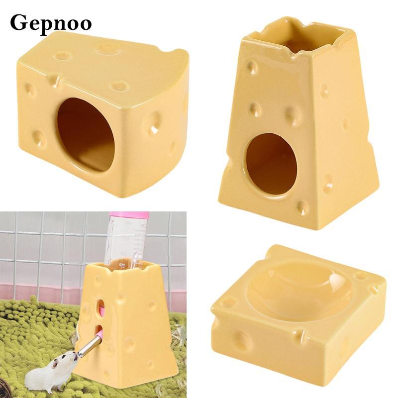 [Gepnoo] Hamster Habitats Hamster Hideout Furniture Ornament Creative Decoration for