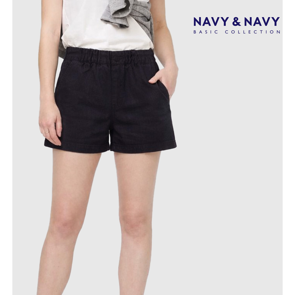 FOS x NAVY & NAVY กางเกงยีนส์ผู้หญิง EASY SHORTS