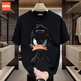 【จัดส่งตลอด 24 ชั่วโมง】LABZAA เสื้อยืดแขนสั้นคอกลม✨วินเทจฟอก…