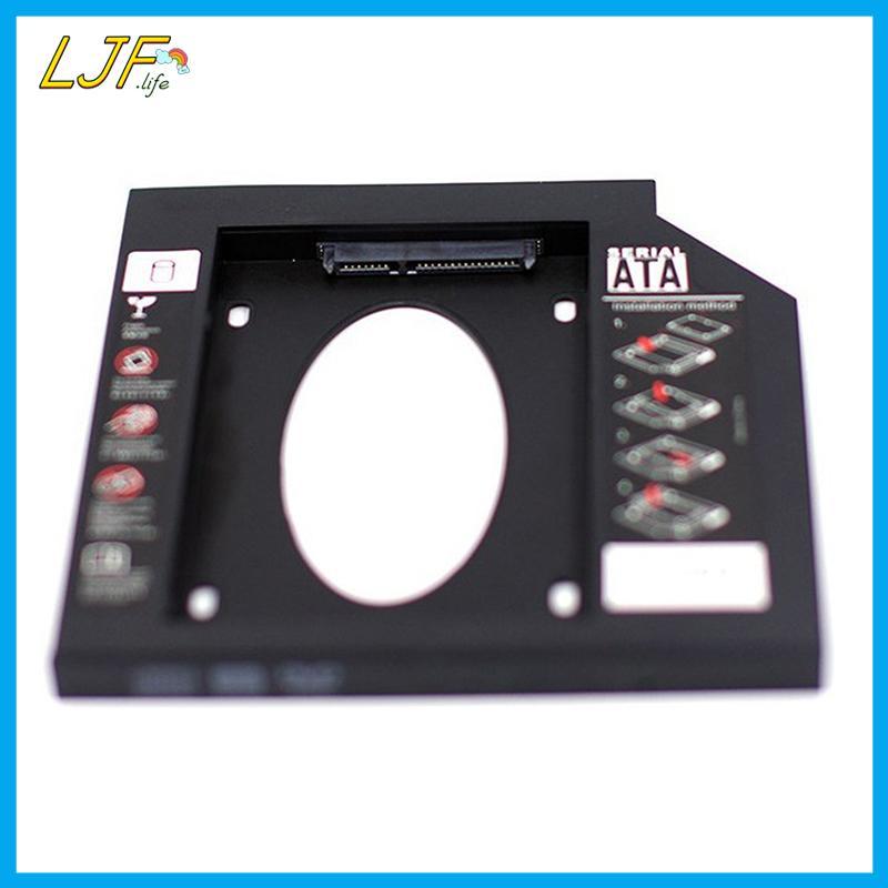 LJF พลาสติก 9.0 มม.9.5 มม.12.7 มม.HDD แคดดี้ SATA 3.0 ฮาร์ดดิสก์ไดรฟ์ SSD กล่องสําหรับแล็ปท็อป CD-RO