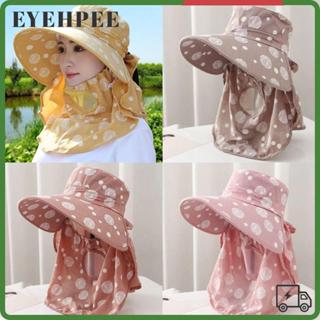 หมวกกันแดด EYEHPEE ลายจุดสีขาว ป้องกันรังสียูวี สำหรับสวมใส่…