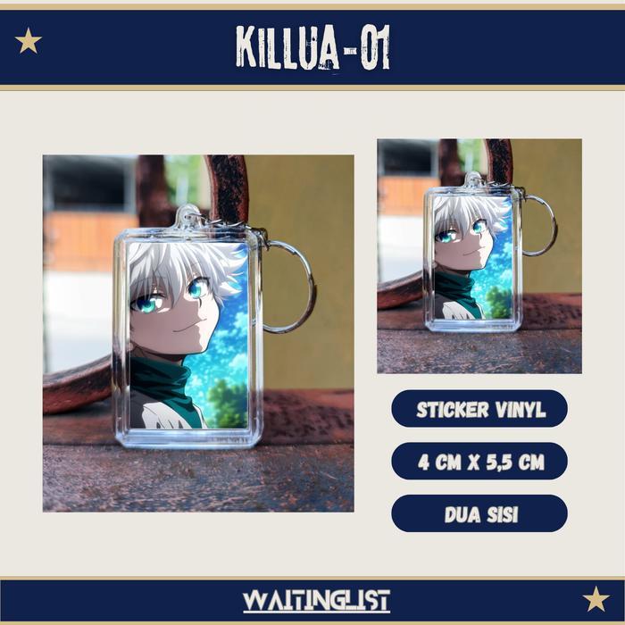 พวงกุญแจ Gantungan Kunci Anime Hunter X Hunter Killua - การ์ด HxH - Killua-01