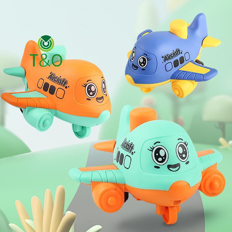 [T&OT] ของเล่นเครื่องบินกดและไปสําหรับเด็กวัยหัดเดิน 1-3, รถแข่งเด็ก, รถเล่นเด็กทารก, ของเล่นรถแรงเส