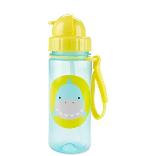 Skip Hop Zoo Straw Bottle กระบอกน้ำ พลาสติก พร้อมหลอดดูด มีสายคล้อง 13 ออนซ์