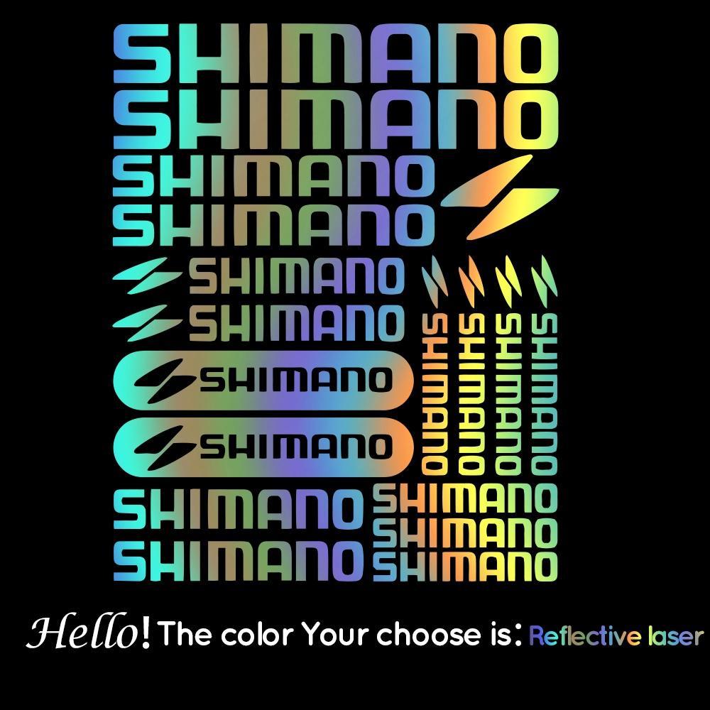 สําหรับ SHIMANO ขี่จักรยานไวนิล Decals สติกเกอร์จักรยานกรอบรอบ Decal ขี่จักรยานจักรยาน Mtb แผนที่สติกเกอร์