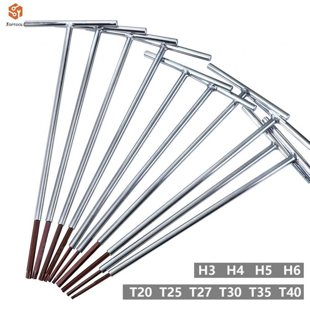 สําหรับ Torx T รูป Hex ประแจโลหะผสมเหล็กสําหรับ T20 T25 T27 T30 T35 T40 H3 H4 H5 H6