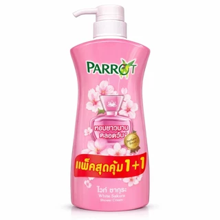 [แพ็ค1แถม1] Parrot แพรอท ครีมอาบน้ำนกแก้ว ขนาด 450มล.