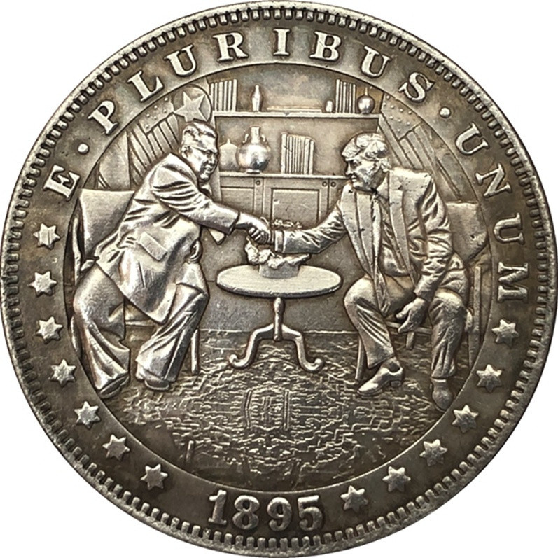 A1895-O American Morgan Coin Strayer เหรียญโบราณเหรียญเงิน Craft Play Collection A3A.12!+-az