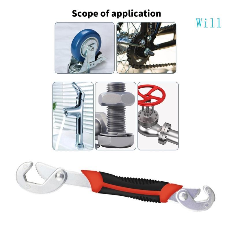 Adjustable Spanner Universal Wrench Quick Multifunction Grip Opening Wrench