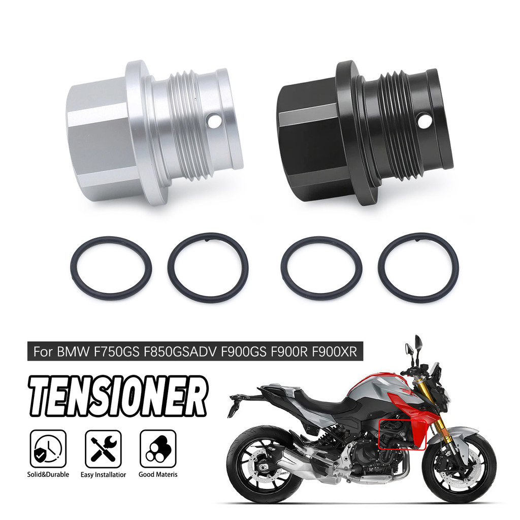 รถจักรยานยนต์ดัดแปลง Tensioner ชุดอัพเกรดปรับปรุงเกียร์กระโดด Tensioner กระบอกด้านนอก CNC Tensioner 