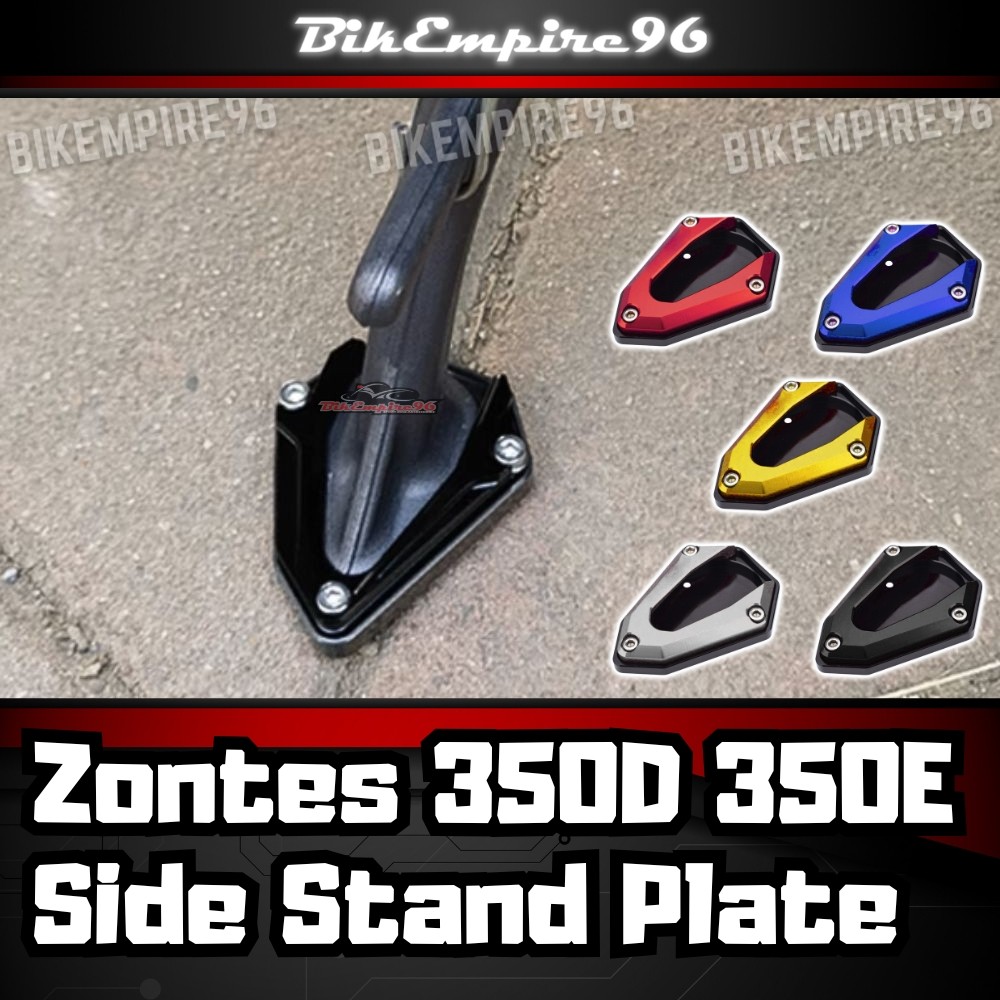 Zontes 350D 350E ขาตั้งด้านข้างแผ่นขาตั้งขยายสําหรับ Zontes 350D 350E