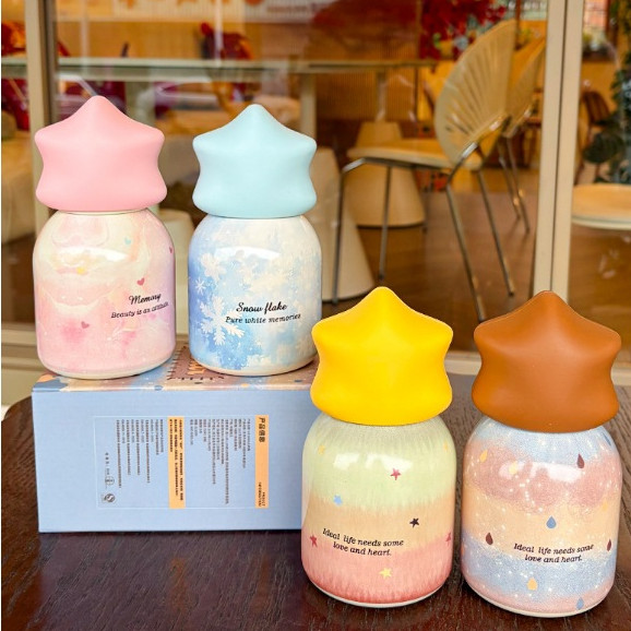 แก้วน้ำสแตนเลส SUS316 แก้วน้ำมีหูจับ แก้วเก็บความเย็น แก้วน้ำเก็บอุณหภูมิ ของขวัญ