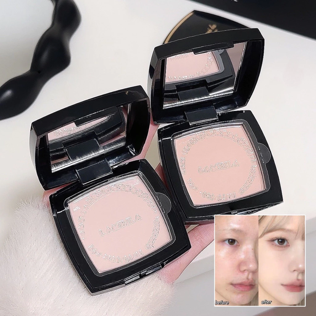 my-shop : แป้งอัดแข็ง เนื้อเนียนละเอียด บางเบา ควบคุมความมันส่วนเกินPressed Powder แป้งอัดแข็ง พร้อมฟองน้ำ 3 สี-F9890