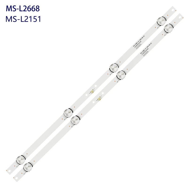LED Backlight Strips สําหรับ MS-L2668 24 นิ้ว MS-L2151 24HL4300HA MS-LA021 24HL4300HA LED24S48T2 L21