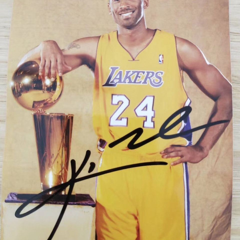 NBA Kobe Autograph License Franchise Muji Kobe Signature License NBA Kobe Signature/3.15