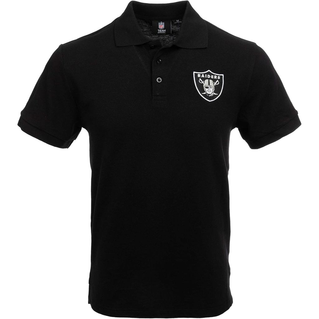 เสื้อโปโลแขนสั้นลำลองสำหรับผู้ชาย FOCO NFL พร้อมโลโก้ทีม NFL