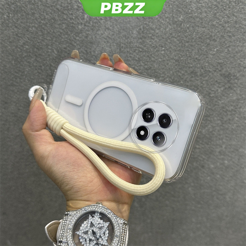 PBZZ เคสสําหรับ realme 11 13 14 12 5G realme 13 14 12 plus 5g 12 pro plus + เคสโทรศัพท์ Softcase ซิลิโคนกันกระแทก ดีไซน์ใหม่แม่เหล็กใสพร้อมเชือกคล้องสําหรับสาว TKDTGSBS01 ราคา ถูกที่สุด ดีลบีเคเค