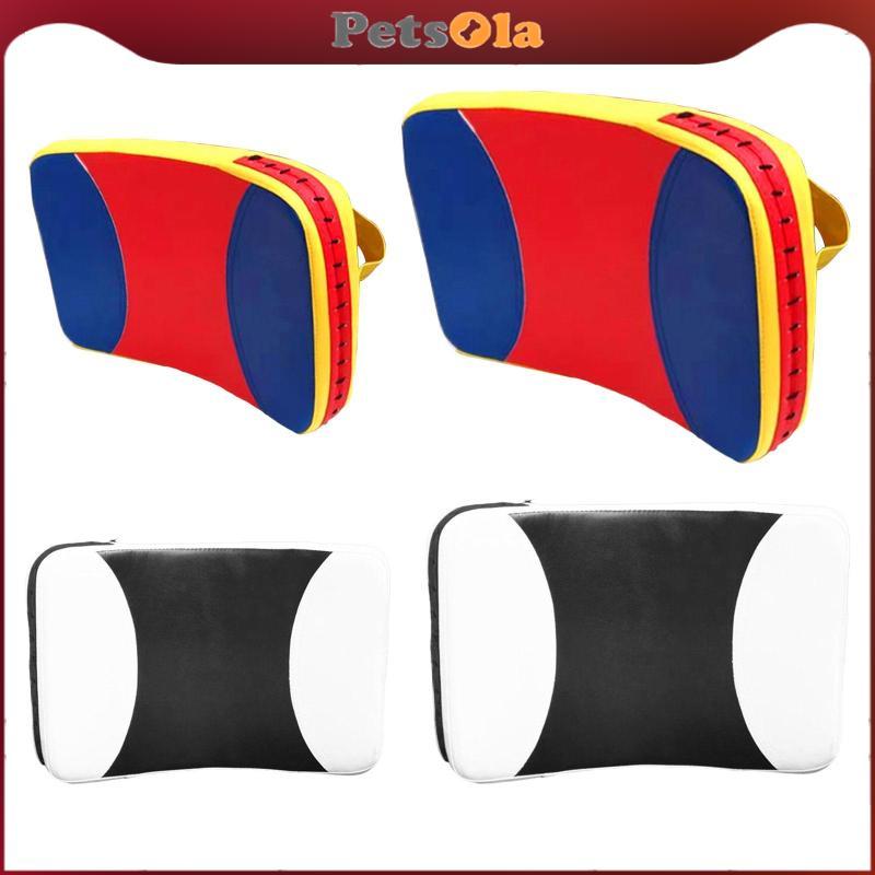 [PETSOLA] Kickboxing Pad Taekwondo Kick Pad เด็กผู้ใหญ่โค้ง PU หนัง Kick Shield Blocking Pad สําหรับ