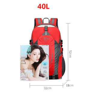 100L/85L/60L/40L กระเป๋าเป้สะพายหลัง ใบใหญ่ กระเป๋าปีนเขา เดินป่า กันน้ำ Traveler Outdoor Backpack Rucksack Sports
