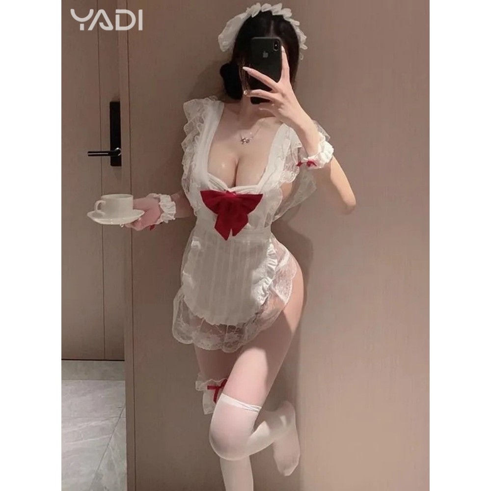 【YADI】ใหม่ น่ารัก ราคาถูก ชุดแม่บ้าน ชุดคอสเพลย์เซ็กซี่ แม่บ้านกระต่ายน่ารัก ราคาถูก พร้อมส่ง 💖🐰 shop รูปที่ 8