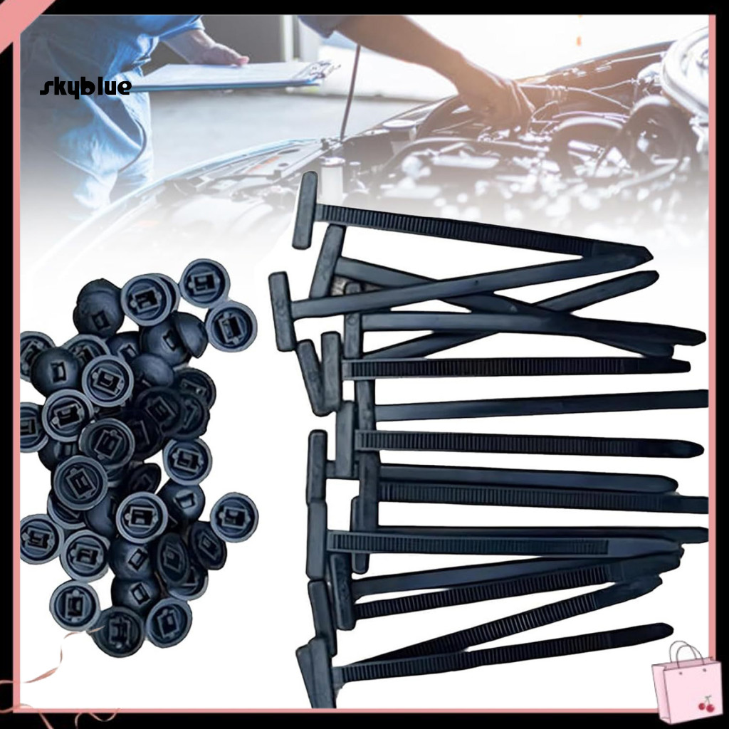 [Sy] 80/160/240 ชิ้น Nylon General Cable Tie Buck: ออกแบบมาสําหรับยานยนต์มากกว่า 90% รุ่นเพื่อแทนที่
