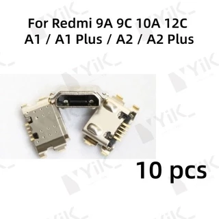 ซ็อกเก็ตแจ็คชาร์จ USB 5-50 ชิ้น สําหรับ Xiaomi Redmi 9A 9C Pocophone POCO C3