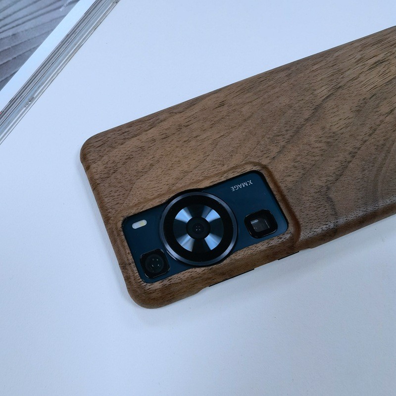 สินค้าใหม่เหมาะสําหรับ Huawei p60pro Creative Simple แฟชั่น P70 pro เคสโทรศัพท์ไม้ P70U ไม้ไผ่