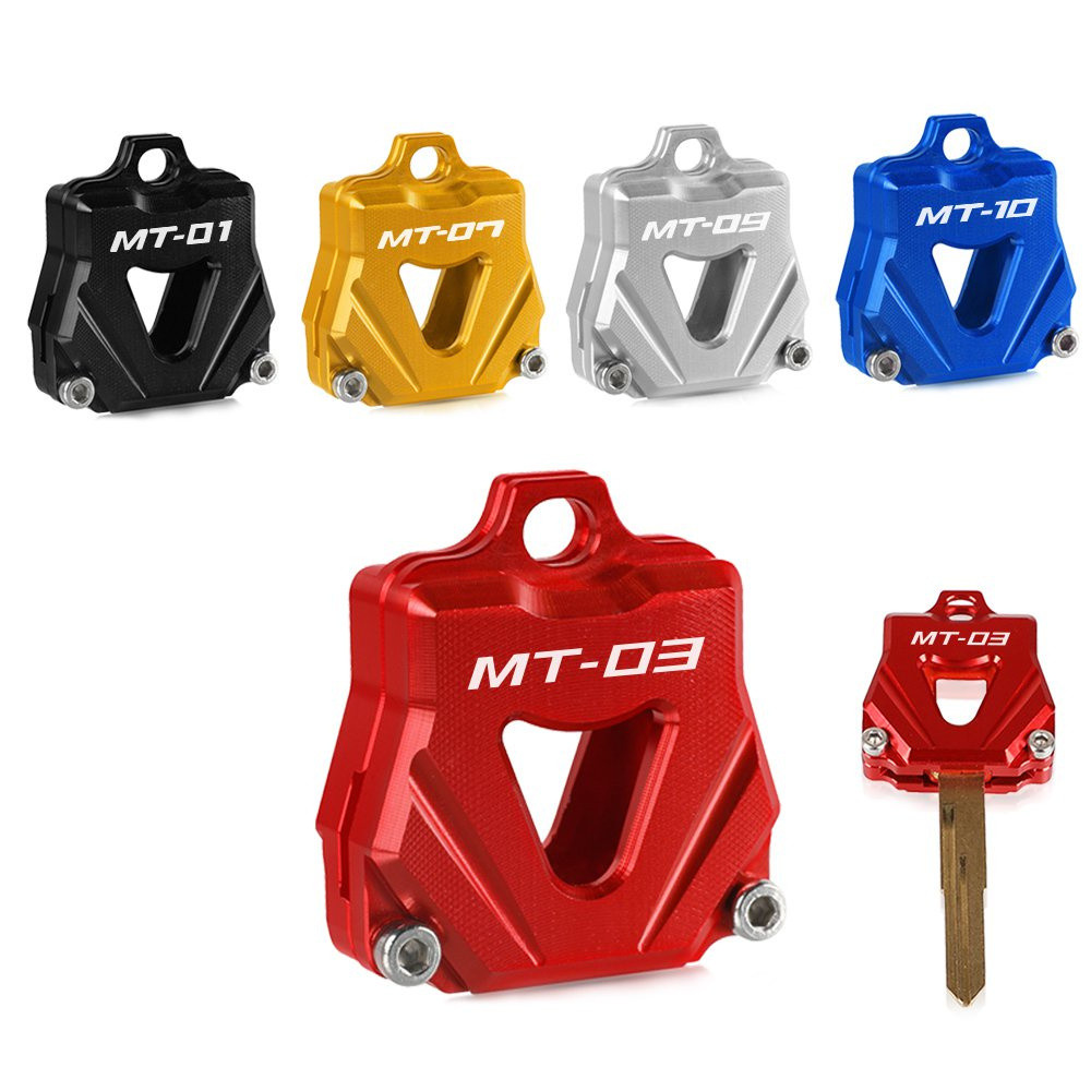 สําหรับyamaha mt01 mt03 mt07 mt09 mt10 รถจักรยานยนต์ cnc ฝาครอบกุญแจหมวกผลิตภัณฑ์สร้างสรรค์คีย์กรณีเปลือก mt 01 03 07 09 10 อุปกรณ์เสริม