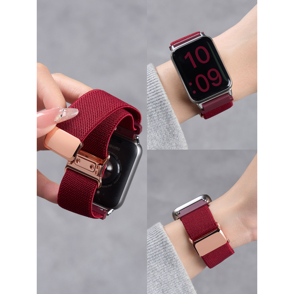 สายแม่เหล็กแบบใหม่ปี 2026 สำหรับนาฬิกา Huawei Band 11 Pro สายยางยืดไนลอนสำหรับสมาร์ทวอทช์ Huawei Band 11 11 Pro ระบายอากาศได้ดี เหมาะสำหรับเล่นกีฬา