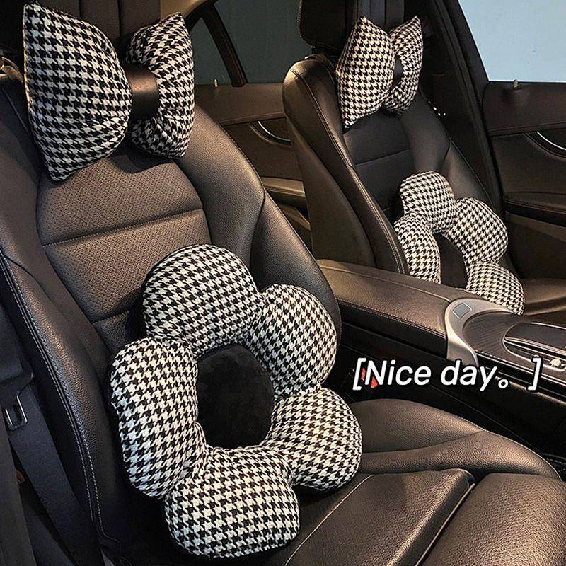 Automotive Headrest Lumbar Support Pillow Neck Pillow Back Cushion Car Car Seat Back Cushion Summer 