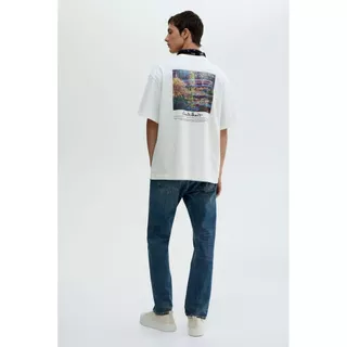 H&M(เอชแอนด์เอ็ม) เสื้อยืดทรงหลวม (Loose Fit T-shirt) ผู้ชาย 0972640_13